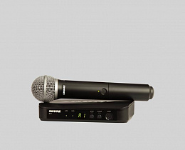 Одноканальная радиосистема с ручным передатчиком Shure BLX24E/PG58.