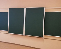 Рельсовая система PolyGlide Slide МОНО-2 для для ЖК и ИД с диагональю от 65" до 75"; КР 230 (Р-мел с разлиновкой; Н-мел)