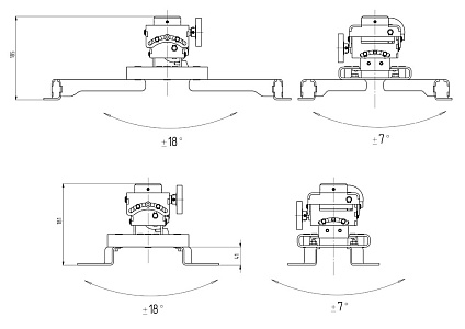 Кронштейн Stabilizz SZZ-P75B-inch