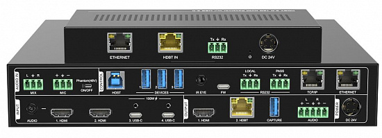 Бесподрывный презентационный коммутатор Digis SS-KVM42-2S Бесподрывный презентационный коммутатор Digis SS-KVM42-2S