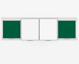 Рельсовая система PolyGlide Boards Slide Lite для дисплеев 65", 75" (Р-маркер; Н-мел)