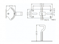 Инсталляционное  крепление для акустических систем FDB Audio CMB-S