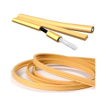 Готовый акустический кабель Van den Hul The CS-122 Hybrid 2х3м с разъемами "банан". Цвет: кремовый