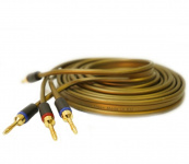 Готовый акустический кабель Van den Hul The Goldwater 2х2,5м с разъемами "банан". Цвет: золотистый