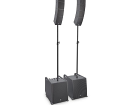 Мобильный стерео-комплект линейного массива (Power Set) LD Systems CURV 500 PS