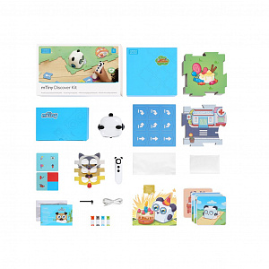 Робототехнический набор для начального обучения Makeblock mTiny DiscoverKit Plus Робототехнический набор для начального обучения Makeblock mTiny DiscoverKit Plus