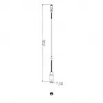 Микрофон на гусиной шее с двумя гибкими частями для MXC и MXCW, 50 см Shure MXC420DF/C