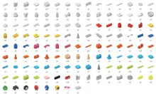 Тематический набор для конструирования Ботзис "Город" с брошюрами для сборки (Botzees The City)