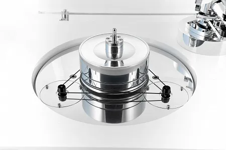 Виниловый проигрыватель Transrotor STRATO BIANCO TMD TRA9 Chrome