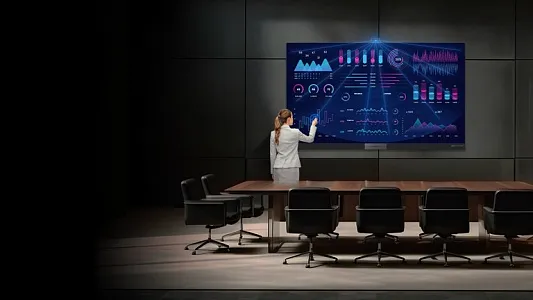 Светодиодный экран КЬЮСТЕЧ (QSTECH) 150" FHD 15017, 3.360×1.998 (интерактивный, Windows)