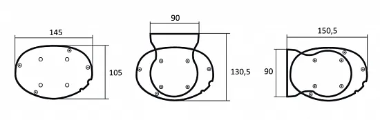 Kauber Blue Label Tensioned BT Cinema 95" 16:9 118x210 дроп 60 см. Gray Pro